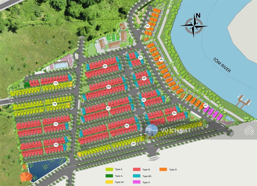 Bán biệt thự nine south ven sông, hướng nam, full nội thất đẹp, giá 19 tỷ