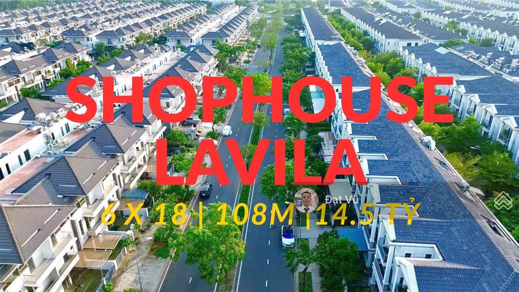 Chính chủ bán shophouse lavila đường lớn 30m