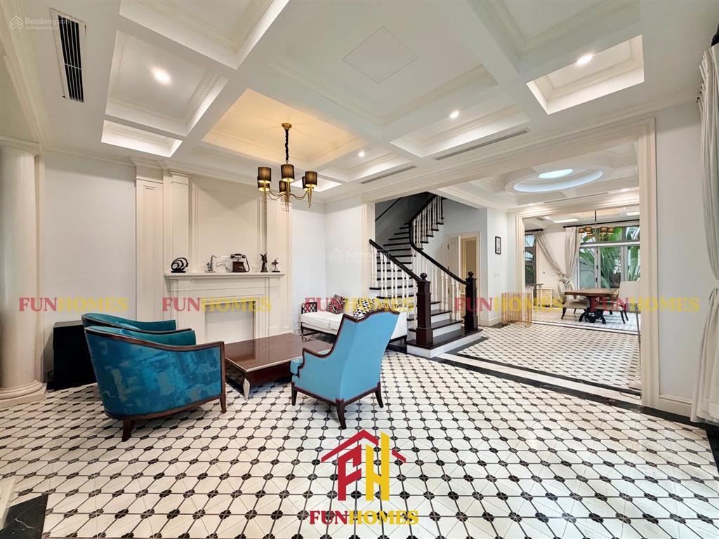 Biệt thự cho thuê cạnh hồ điều hoà vinhomes the harmony đầy đủ nội thất hiện đại