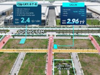 Thanh khoản giá đẹp hai ô cạnh nhau. sẵn sổ. mặt đối diện cổng kcn 466ha, đường 62m