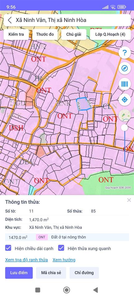 Bán lô đất tdp ninh vân phường đông ninh hòa (xã ninh vân cũ) vị trí trong khu dân cư