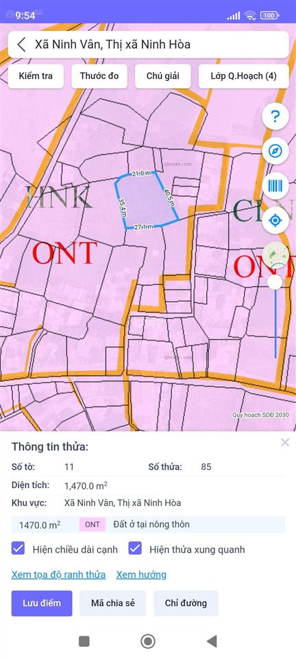 Bán lô đất tdp ninh vân phường đông ninh hòa (xã ninh vân cũ) vị trí trong khu dân cư