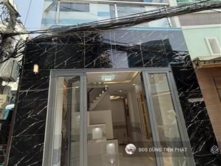 Nhà mới 1 lửng lầu 3 pn hẻm 6m lương văn căn p15