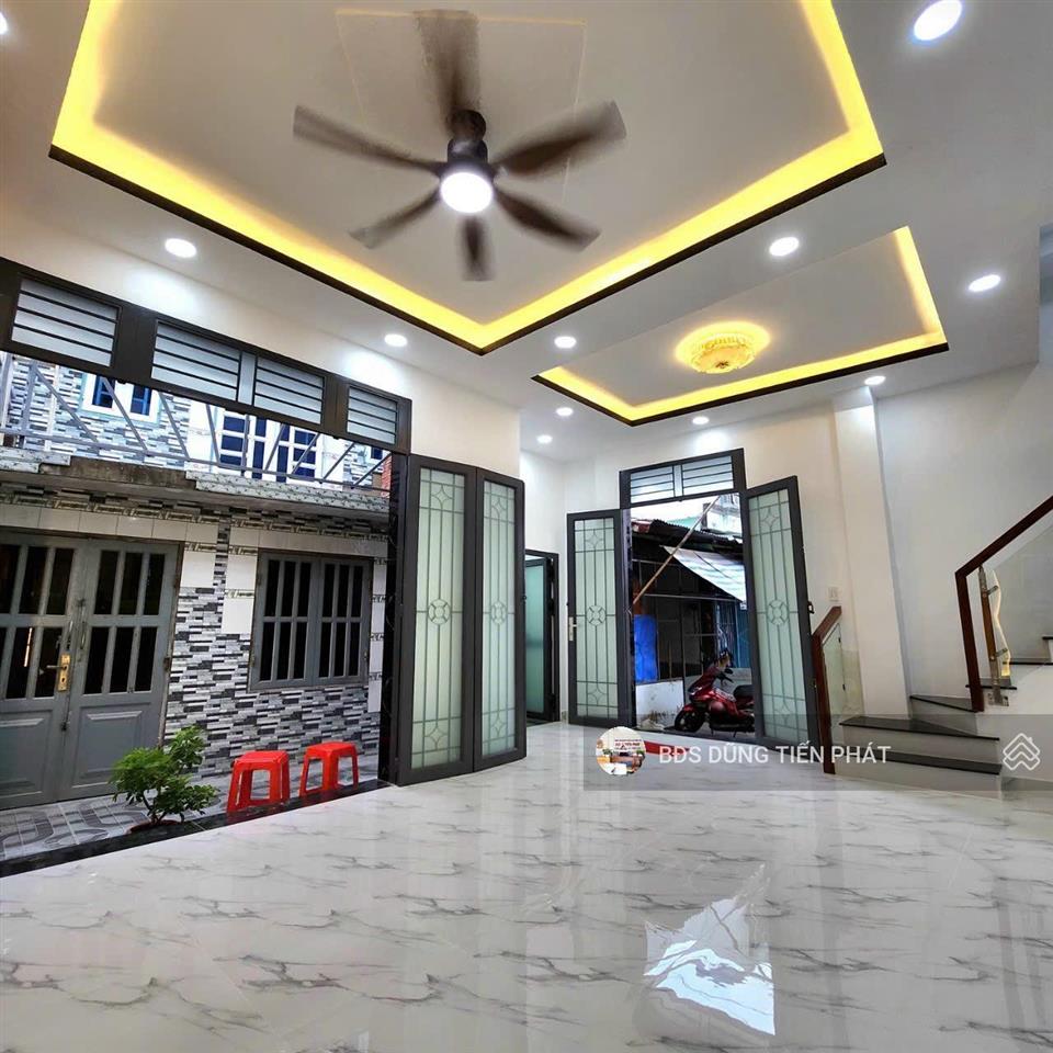 Nhà hẻm thẳng 1 lầu cách mt 20m hưng phú, p8
