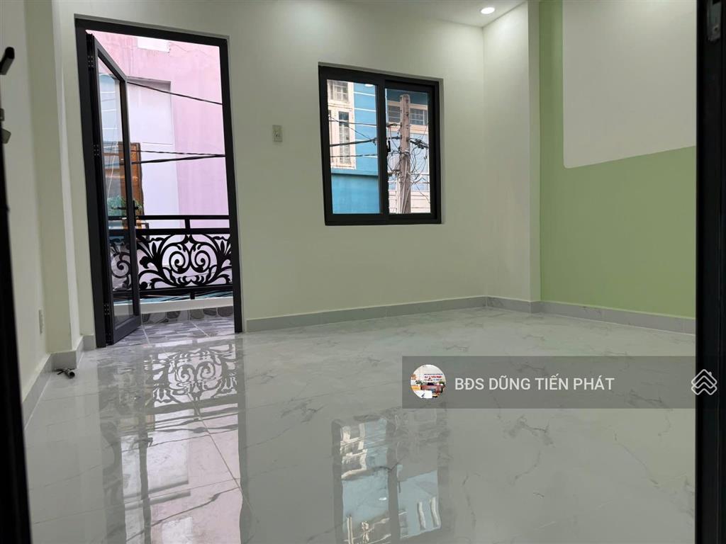 Nhà mới hẻm thông 2 lầu (4 pn) dương bá trạc