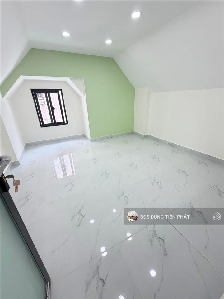 Nhà mới hẻm thông 2 lầu (4 pn) dương bá trạc