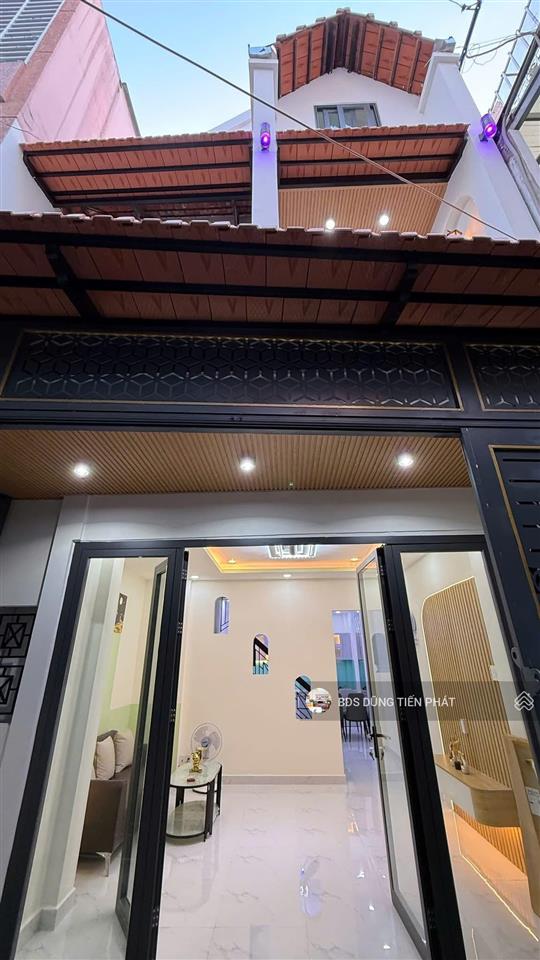Nhà mới hẻm thông 2 lầu (4 pn) dương bá trạc