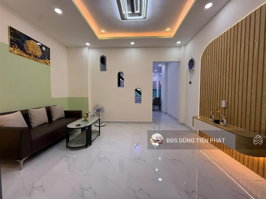 Nhà mới hẻm thông 2 lầu (4 pn) dương bá trạc