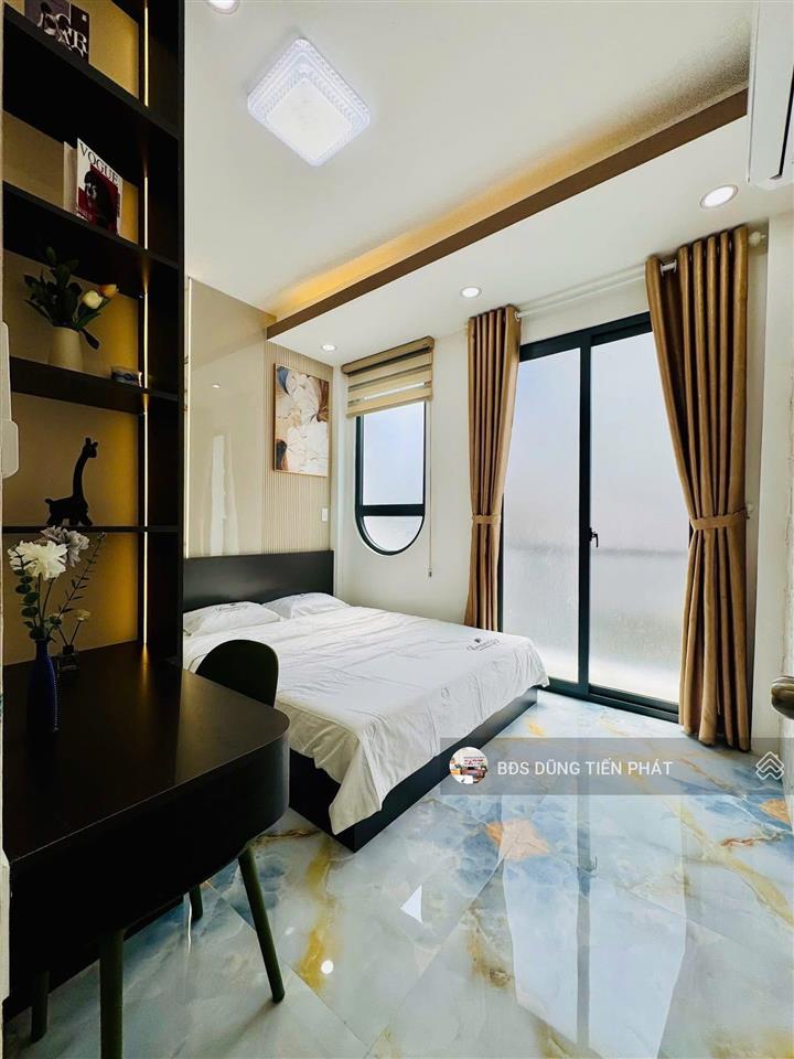 2 lầu đúc nhà mới đẹp âu dương lân, 4 phòng ngủ
