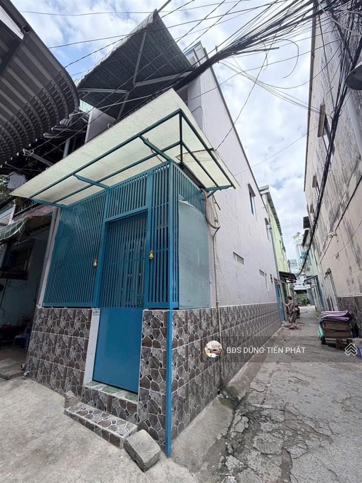 Nhà 1 lầu 2 mt hẻm gần đường tuy lý vương p12