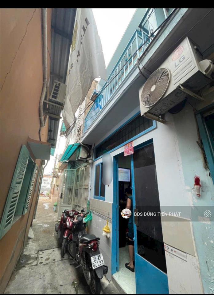 Nhà ba đình 1 lầu p10 gần mặt tiền vài căn, hiện hữu 1,760 tỷ