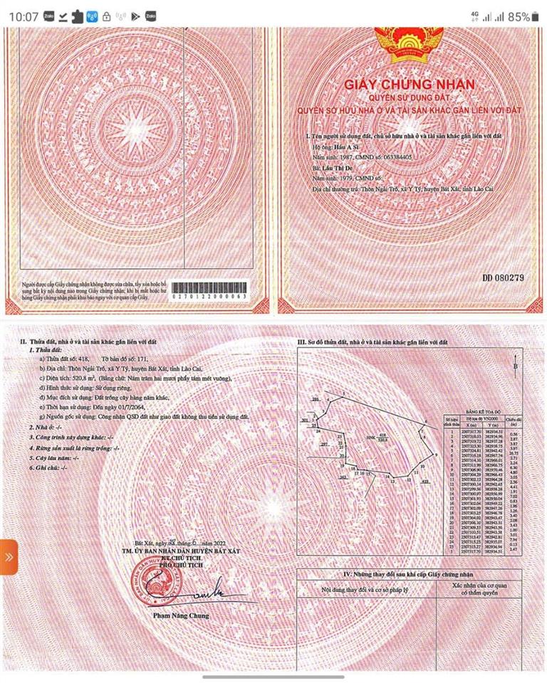Chính chủ bán lô đất trung tâm y tý lào cai giá rẻ