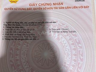 Chủ kẹt tiền bán gấp 135m2 thổ cư  nhựt ninh long an (cũ)