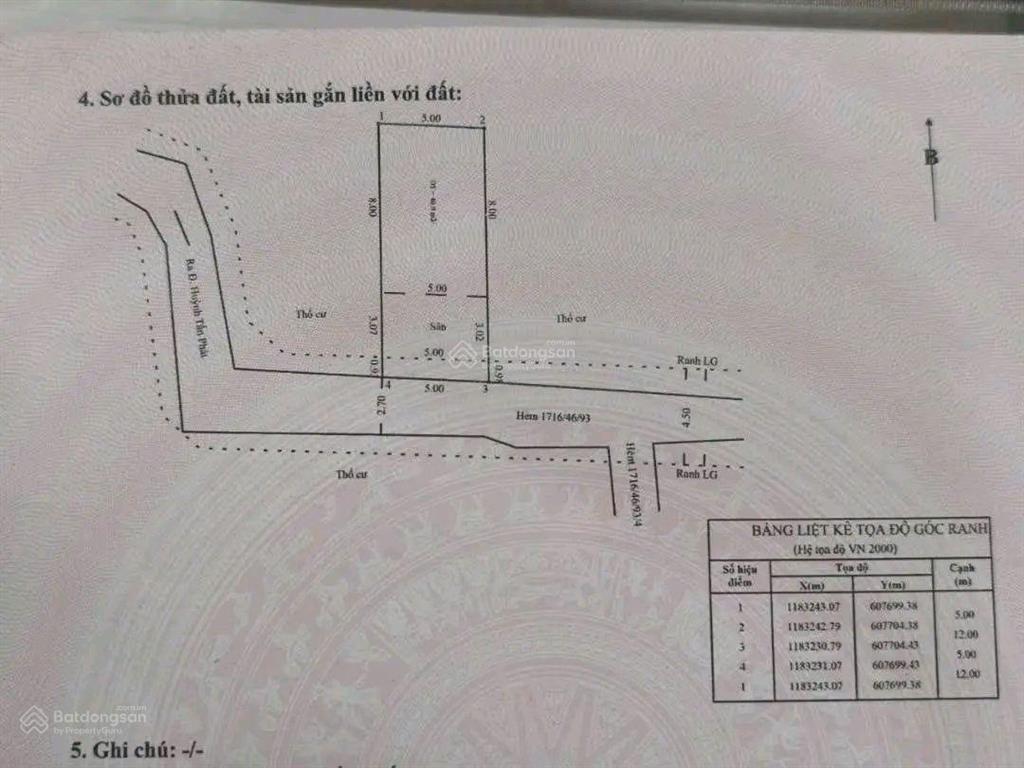 Nhà hẻm huỳnh tấn phát  5x12m  3,6 tỷ