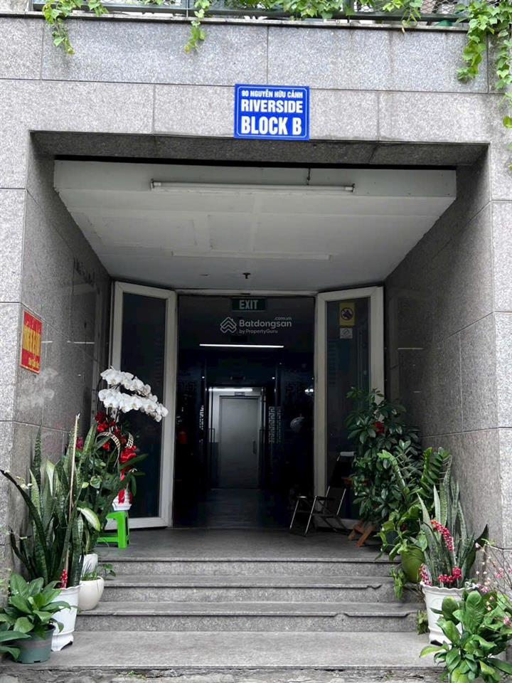 Bán gấp căn 1pn view sông 46m2 giá 3,35 tỷ chung cư 90 nguyễn hữu cảnh, nhà mới dọn vào ở ngay
