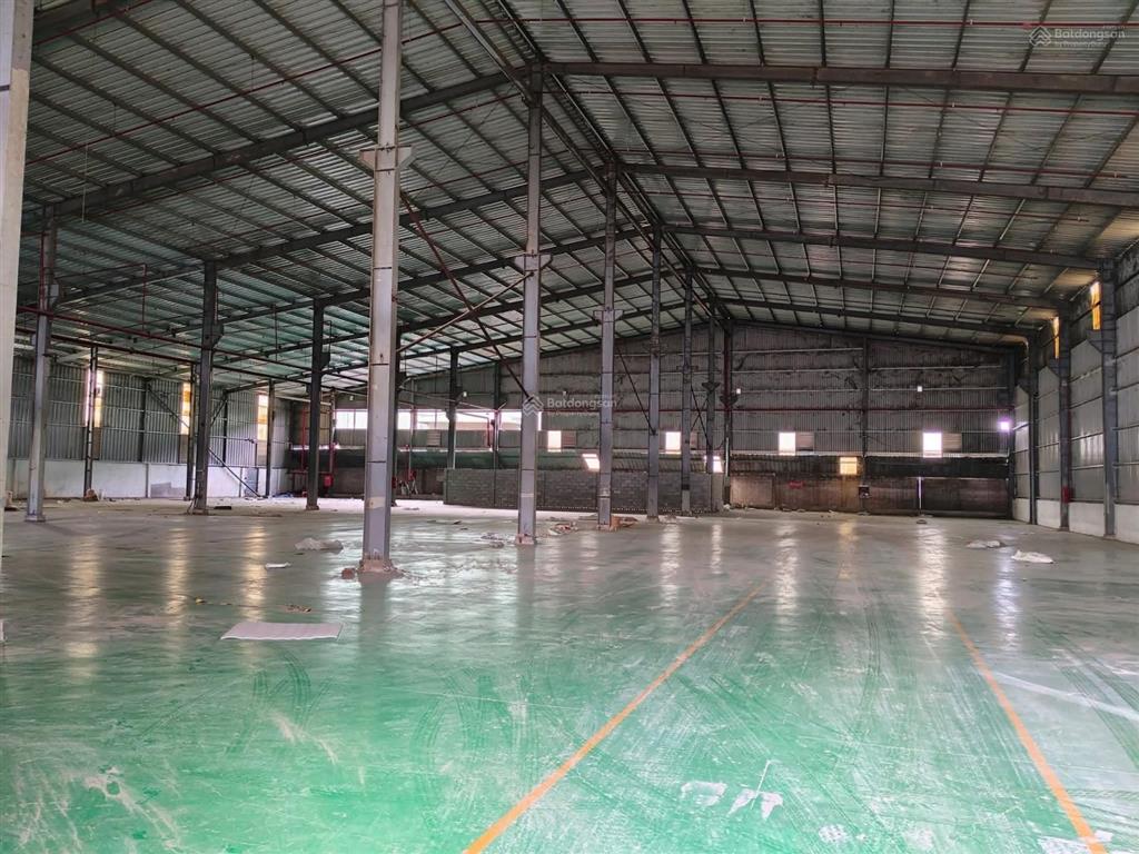 Cho thuê xưởng 2000m bình chánh  xe cont 24/24  140 triệu/tháng