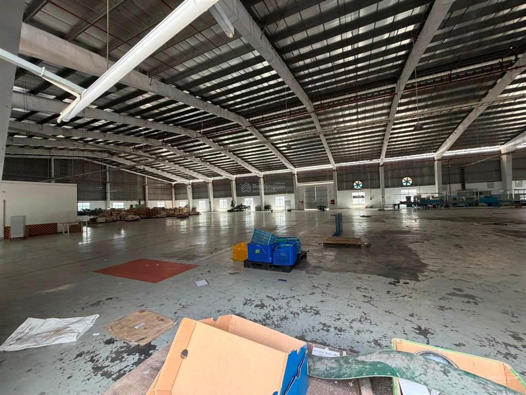 Cho thuê kho xưởng (5000m2  340tr) pccc tự động  xe xont24/24  nền epoxy  trạm điện