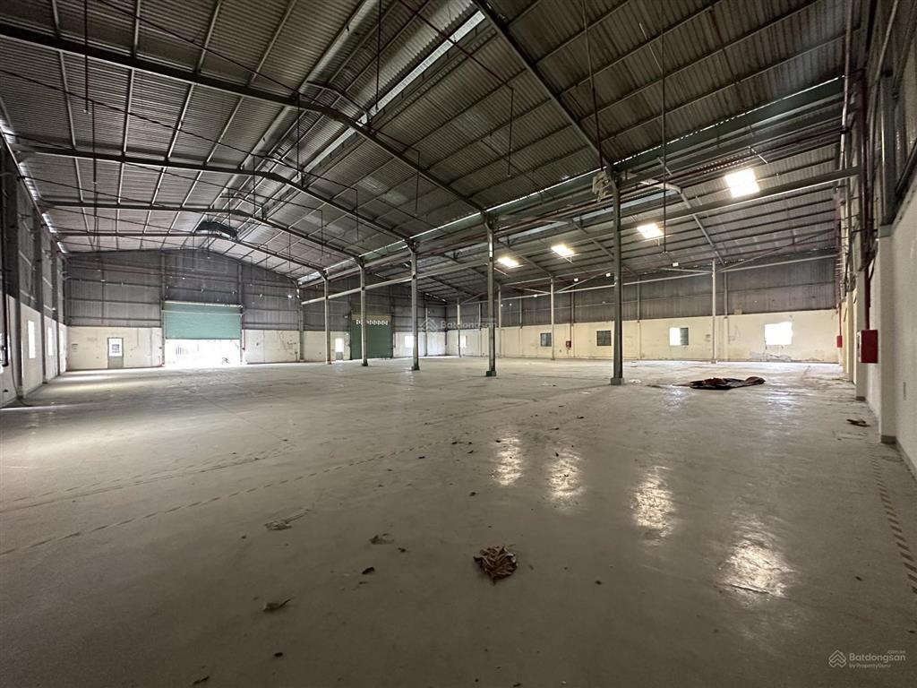 Cho thuê kho xưởng (1400m  100tr) pccc, xe cont, văn phòng