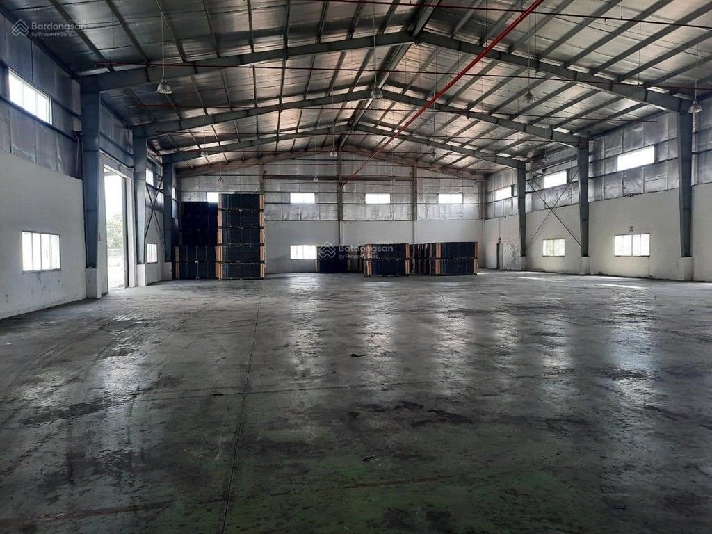 Cho thuê kho xưởng (1000m², 80tr) pccc tự động  xe cont  văn phòng