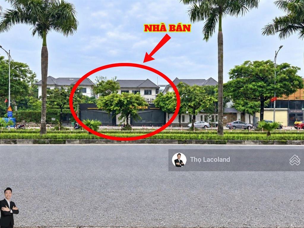 Bán biệt thự vip (dt 625m2 mặt tiền 19m) phố lê trọng tấn  thiên đường bảo sơn, kinh doanh sầm uất