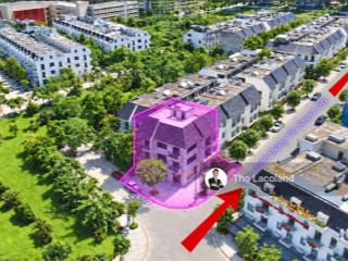 Bán tòa nhà 5t căn góc độc bản khu b mới geleximco thông vin, vị trí có 102 (dt 186m2, mt 30m)
