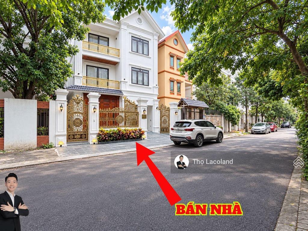 Bán biệt thự đơn lập (dt 165m, mặt tiền 10m, xây 3.5tầng) nội thất cao cấp. nhỉnh 3 chục tỷ. còn tl