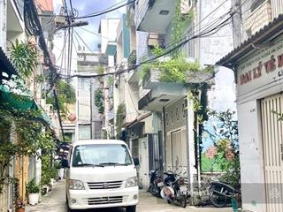 Phú nhuận hẻm xe hơi huỳnh văn bánh  lê văn sỹ bán đất tặng nhà 2 tần