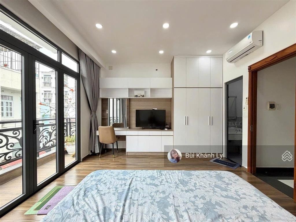 Nhà đẹp bình thạnh phan đăng lưu 5 tầng 7 phòng hẻm xe tải thông tứ hướng