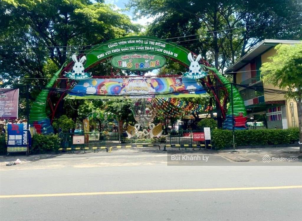 Bán nhà quận 10  mặt tiền trường sơn sd 63m2 ngang lớn 9m hđ 50tr/tháng  metro  cv lê thị riêng