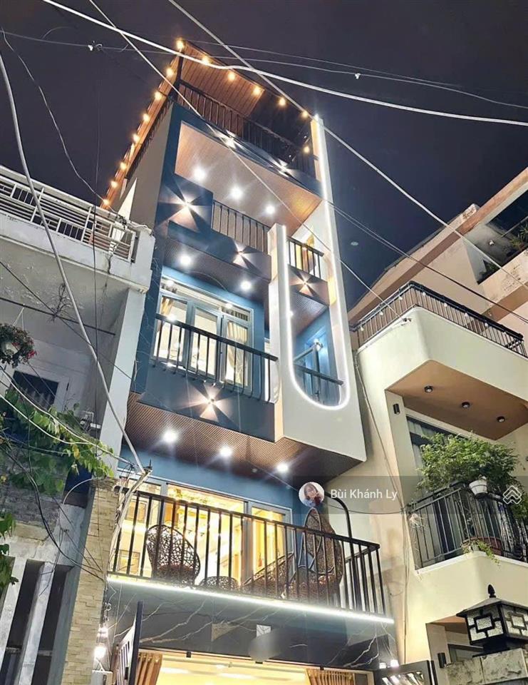 Bán nhà phan đăng lưu phú nhuận 50m 4 tầng thang máy nở hậu