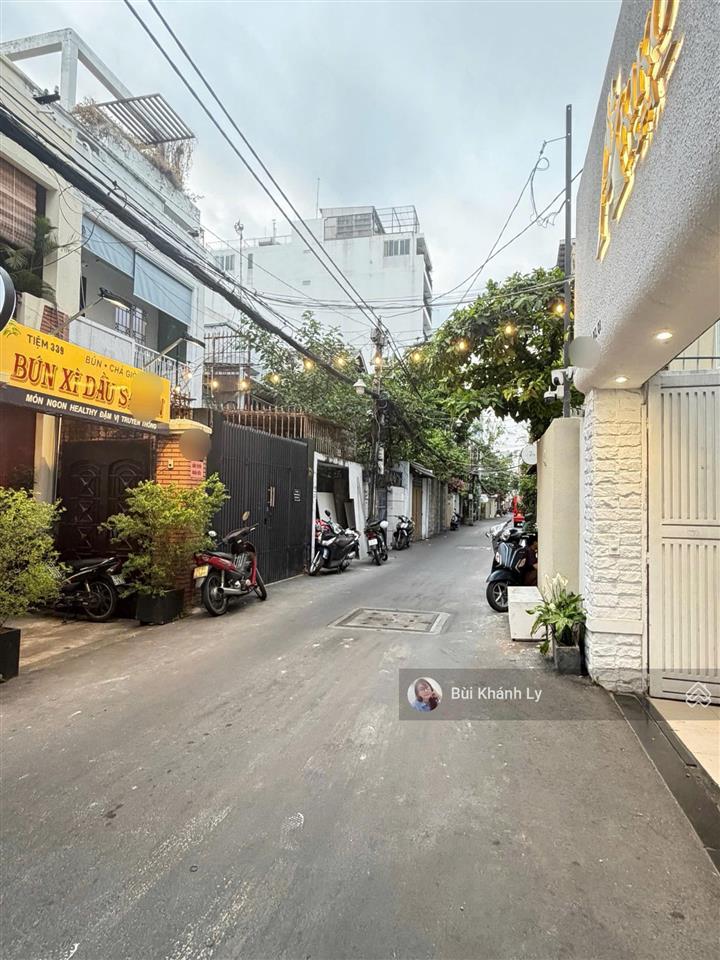 Bán nhà đất hẻm xe tải lê văn sỹ, quận 3, 122m, ngang 4,5m nở hậu 6m, xây mới 6 tầng