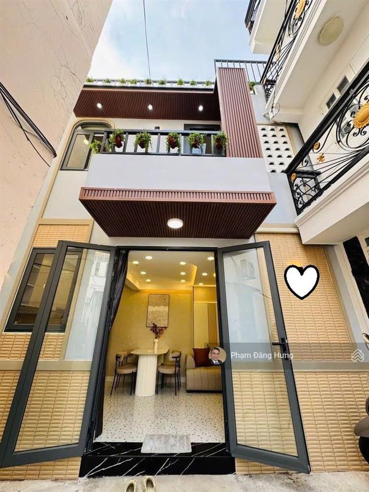 Nhà đẹp full nội thất tại xvnt, bình thạnh giáp quận 1, 35.6m2, 2 tầng, 3pn, có phòng ở trệt, 6.2tỷ