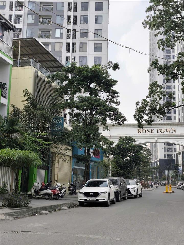 Liền kề rose town  kđt pháp vân 120m²  5 tầng thang máy  nội thất nhập khẩu  vỉa hè ô tô tránh.