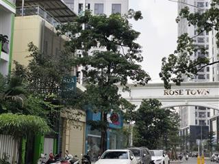 Liền kề rose town  kđt pháp vân 120m²  5 tầng thang máy  nội thất nhập khẩu  vỉa hè ô tô tránh.