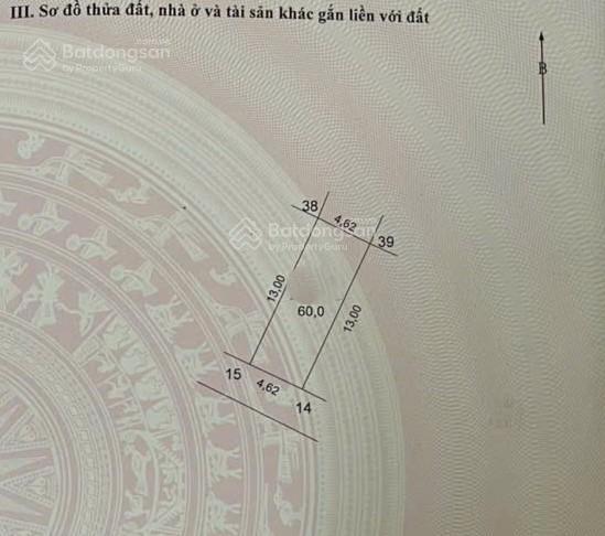 Đất tđc tứ hiệp  thanh trì, phân lô vỉa hè ô tô tránh  trung tâm hành chính, 60m2, 15,4 tỷ