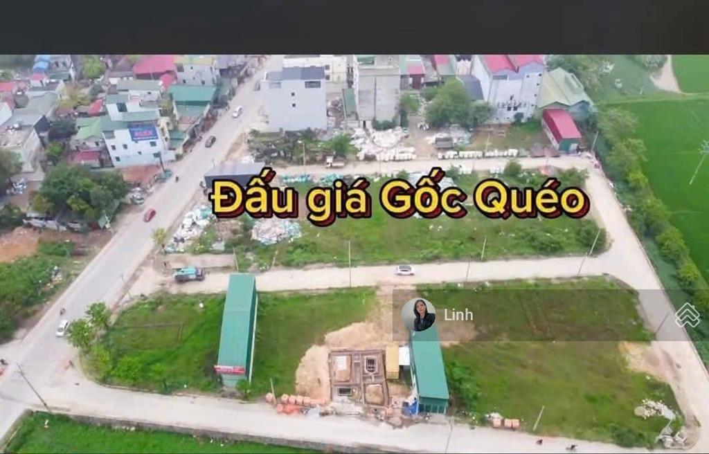 Chính chủ bán gấp lô góc đất đấu giá gốc quéo  hồng dương  thanh oai  trục chính  kinh doanh