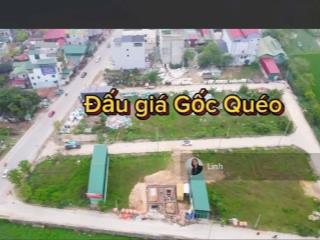 Chính chủ bán gấp lô góc đất đấu giá gốc quéo  hồng dương  thanh oai  trục chính  kinh doanh