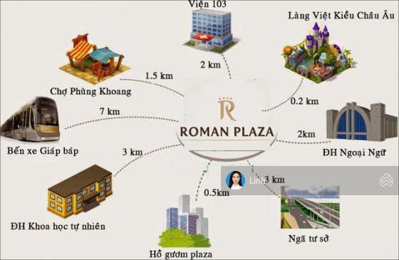 Hạ chào 3 tỷ  biệt thự roman plaza, tố hữu, 200m2, 4 tầng, view sông, vị trí đắt địa  chỉ 39 tỷ