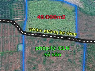 Kẹt tiền cần bán gấp lô đất đỏ 5ha ở eabar sông hinh
