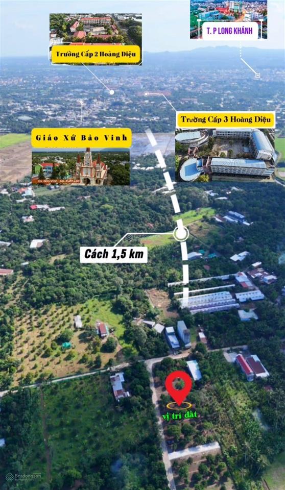 Bán 150m2 full thổ cư phường bảo vinh (long khánh) đồng nai chỉ 779 triệu. ngân hàng cho vay 500tr