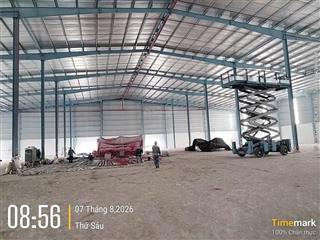 Cho thuê xưởng 4000m2 kcn hải sơn long an, pccc tự động, giá 98 nghìn/m2