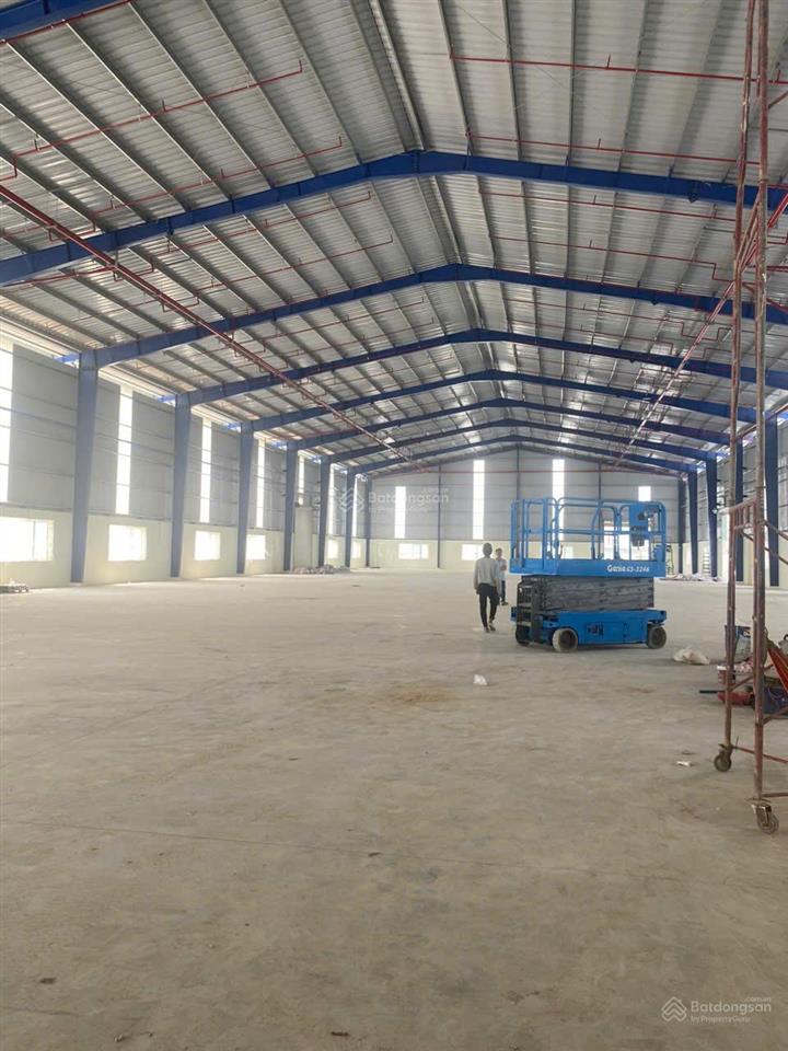 Cho thuê xưởng mới xây 3400m2 kcn nam thuận  pccc tự động  giá 323 tr/tháng