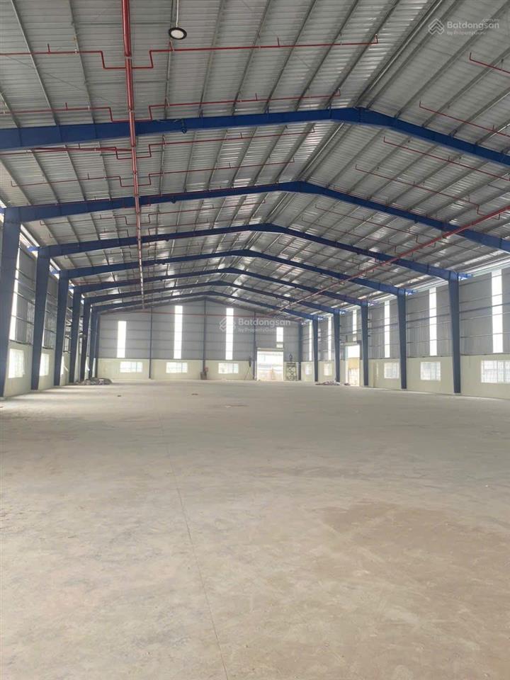 Cho thuê xưởng mới xây 3400m2 kcn nam thuận  pccc tự động  giá 323 tr/tháng