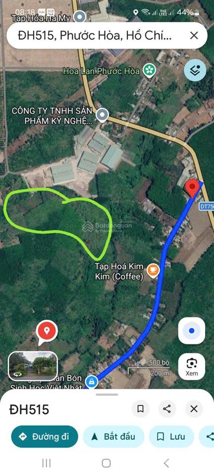 Bán 5ha đất cao su phước hòa gần kcn tân bình, cách cao tốc 3km phù hợp làm nhà xưởng giá 35 tỷ