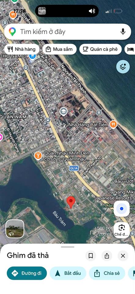 Chính chủ bán đất sạch 125m2 view hồ bàu tràm đường 7m5, khu tái định cư hòa hiệp