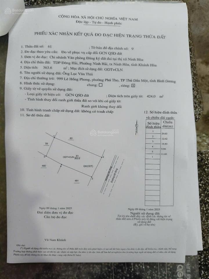 Bán đất nghỉ dưỡng mặt biển dốc lết 200m² thổ cư, sát khu du lịch lớn, giá tốt có thương lượng