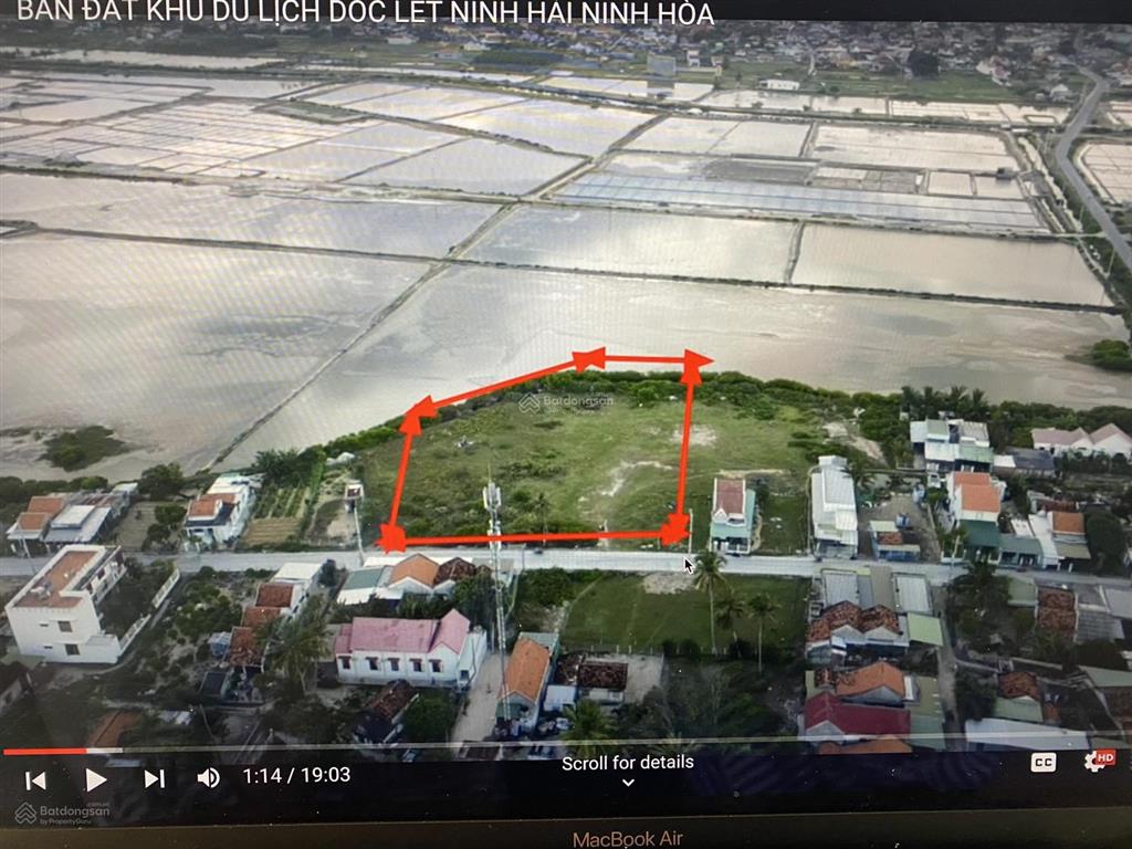 Bán gộp 3 lô đất cách bãi biển dốc lết 300m, đất ở đô thị, gần trung tâm các resort dốc lết