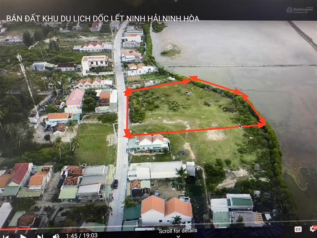 Bán gộp 3 lô đất cách bãi biển dốc lết 300m, đất ở đô thị, gần trung tâm các resort dốc lết