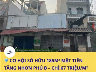 Bán nhà mặt tiền đường 11  ngang 9.3m cực hiếm  tiềm năng chdv đỉnh cao  185m  giá 12.5 tỷ