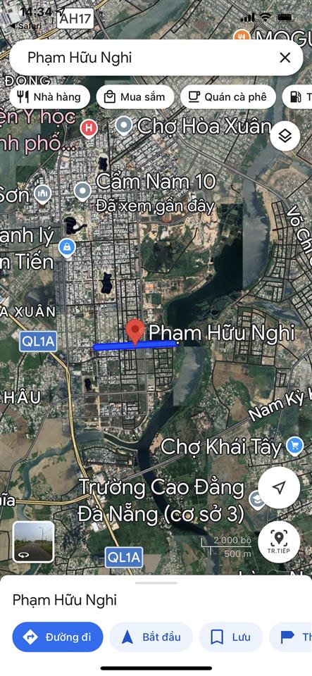 Sập hầm! nhà mặt tiền phạm hữu nghi  hoà xuân  đn giá ngang giá đất chỉ 4 tỷ lẻ 50 triệu
